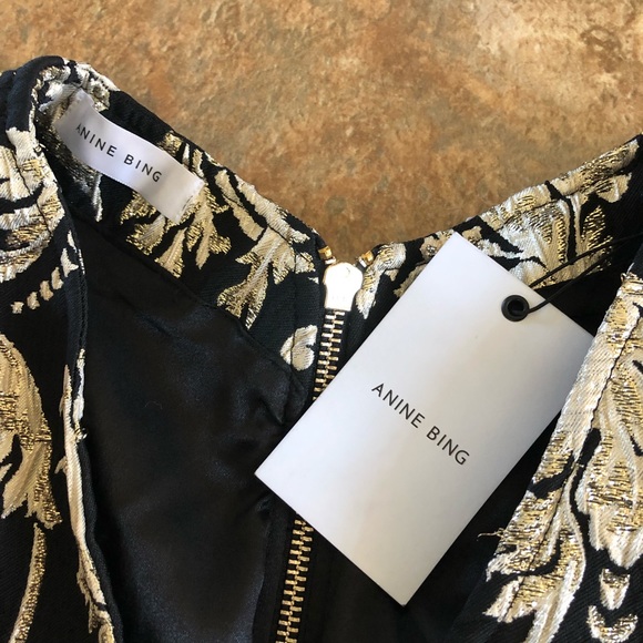 NWT Anine Bing Brocade Dress - Picture 4 of 8